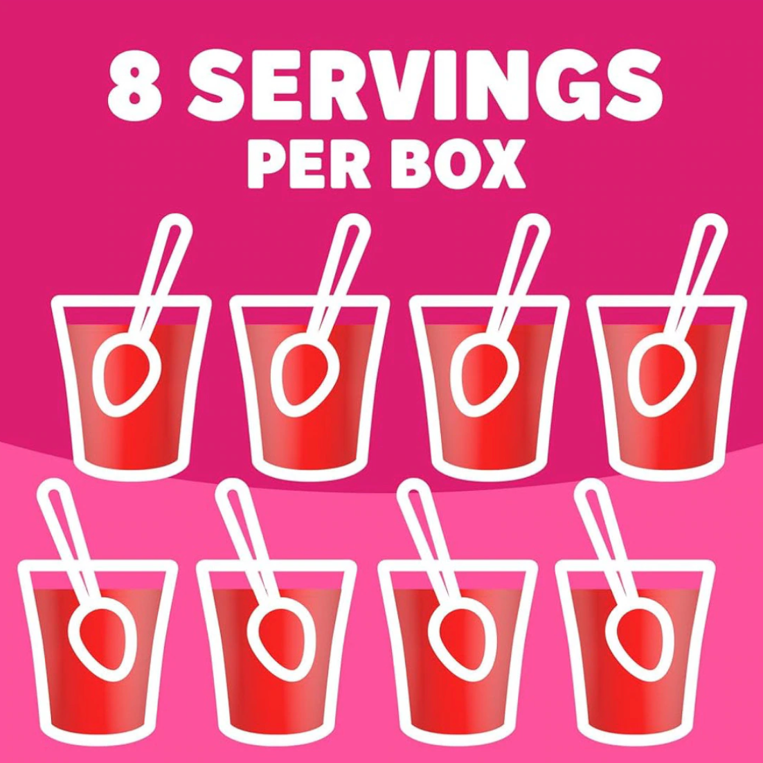 Desert gelatina, Jell-o, cu aroma de zmeura, 85 g