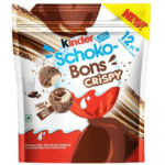 Kinder Schoko-Bons Crispy – Bomboane de ciocolata cu lapte si umplutura crocanta, 12 bucati, 67.2 g
