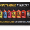 Set 7x100ml Sosuri Picante Artizanale, Crazy Bastard, arome variate, ambalaj premium