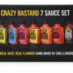 Set 7x100ml Sosuri Picante Artizanale, Crazy Bastard, arome variate, ambalaj premium