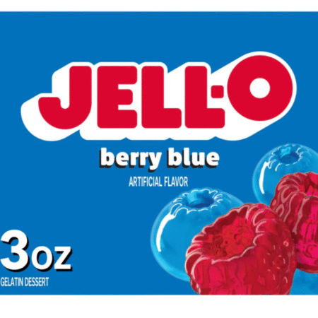Mix pentru desert, gelatina, Jell-O, Berry Blue, 85 g, 4 portii