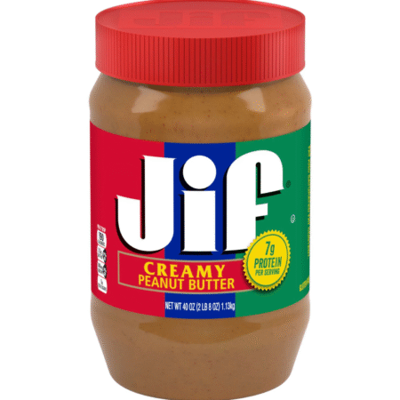 Unt de arahide Jif Creamy Peanut Butter, 454 g – Cremă fină, gust autentic