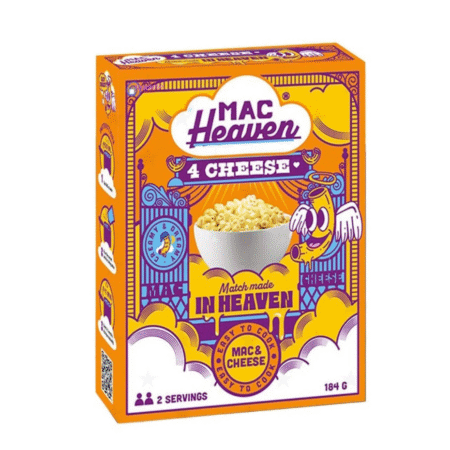 Macaroane cu sos din 4 tipuri de branza, Mac&Cheese, MAC Heaven, 184g