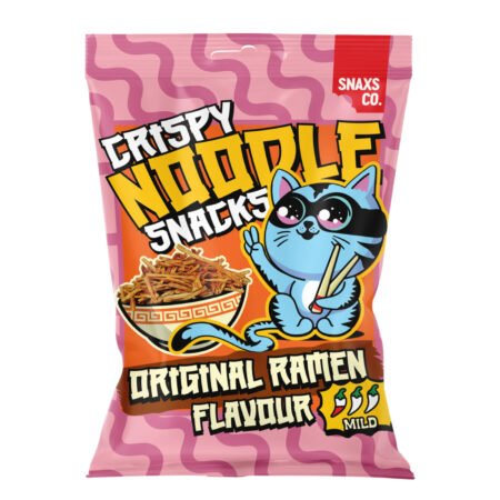 Snaxs Co Crispy Noodle Snacks – Original Ramen 60g