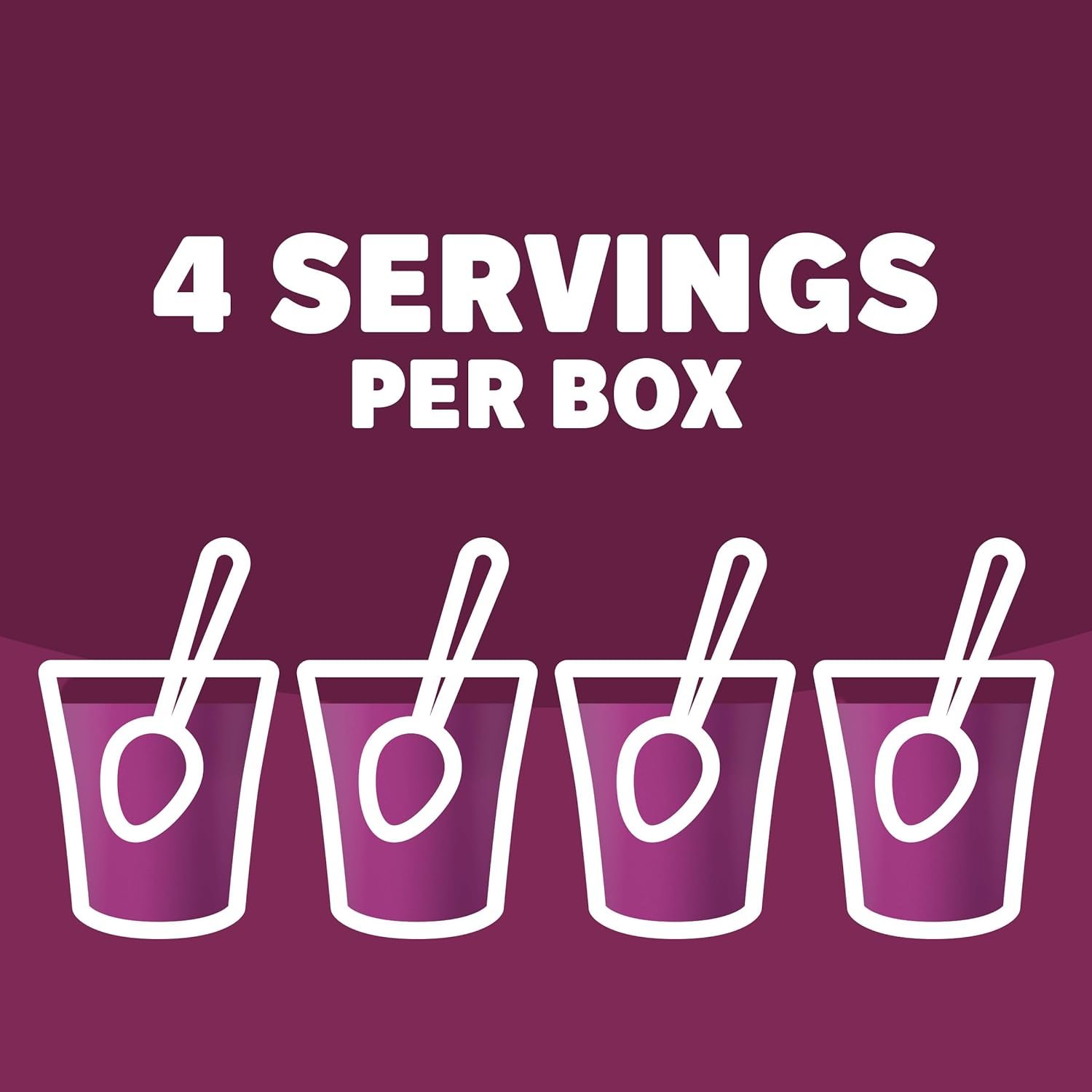 Mix pentru desert de gelatina Jell-O cu aromă cireșe negre, 85 g