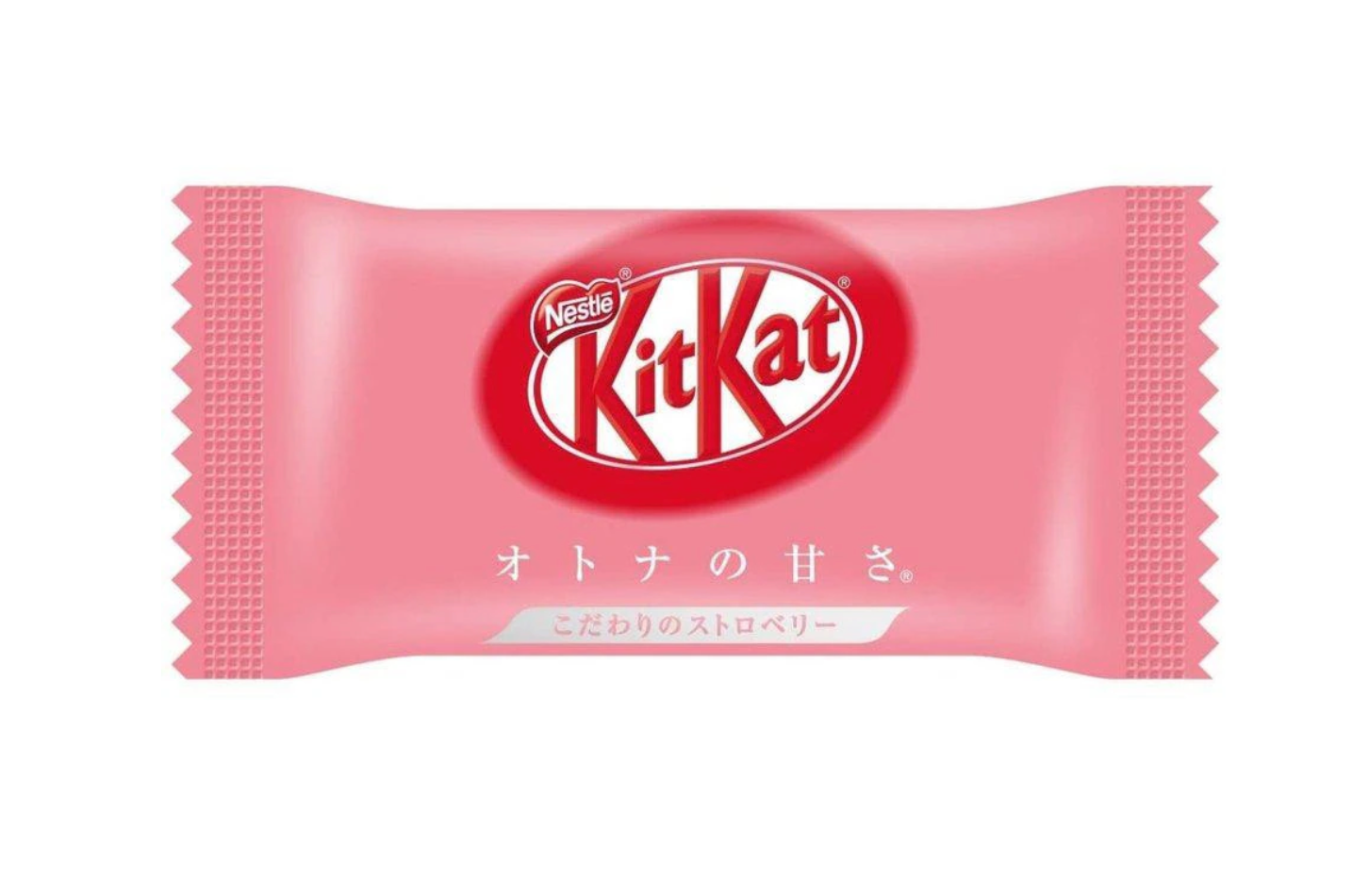 Kit Kat mini, set 10 batoane, aroma de căpșuni, 113g