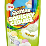 Skittles Squishy Cloudz Crazy Sour, Bomboane Gumate 94g