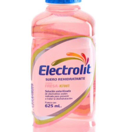 Bautura hidratanta cu electroliti, cu aroma de capsune si kiwi, Electrolit, 625 ml