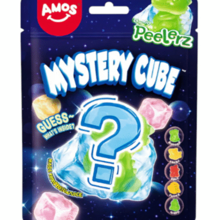 Jeleuri Peelerz Gummy Mistery Cube 65 g, Amos