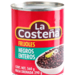 Conserva fasole neagra mexicana cu bob interg, La Costena, 560 g