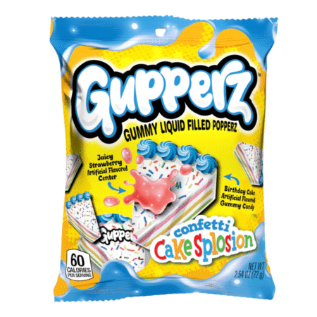 Mini tort tip jeleu, Gupperz Confetti Cakesplosion, 72g