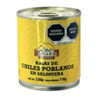 Conserva felii de ardei poblano Mexicani in saramura, San Miguel, 220 g