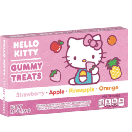 Jeleuri Hello Kitty Fruits, ambalaj theatre box, 88 g, aromă de fructe