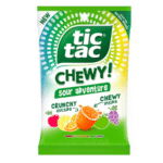 Bomboane Tic Tac Chewy Sour Adventure Crunchy, 80g