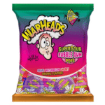 Acadele cu fructe Warheads Gum Super Sour Bubblegum Pops 105g (7x15g)