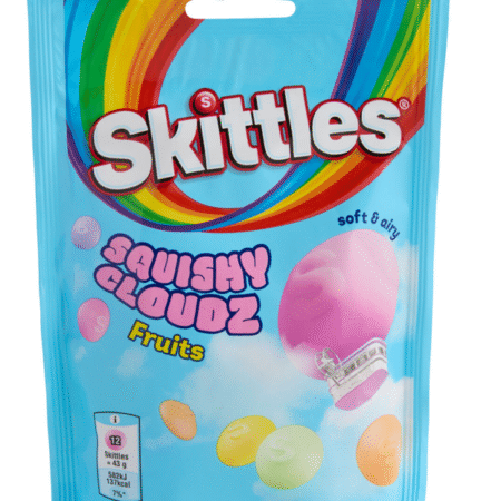 Bomboane Gumate, Skittles Squishy Cloudz Fruits,  94g