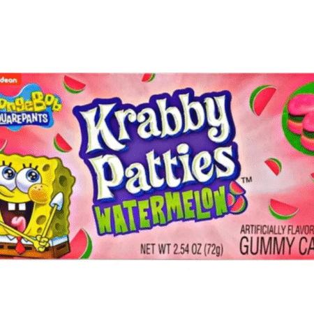 Jeleuri Krabby Patties cu aroma de pepene verde, 72 g