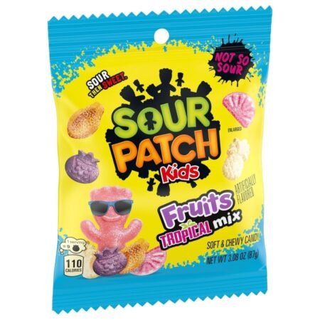 Sour Patch Kids Fruits Tropical Mix, 87g