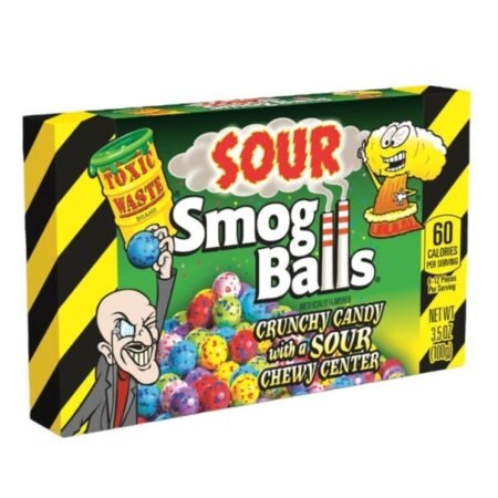 Toxic Waste Sour Smog Balls (Theater Box) 100g