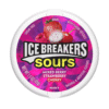 Bomboane acrișoare Ice Breakers Sours Mixed Berry, Căpșuni și Cireșe, Fără Zahăr, 42g