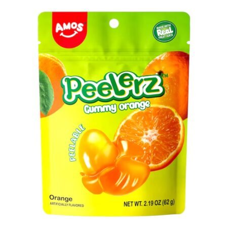 Jeleuri AMOS, Peelerz Gummy Orange, 65g