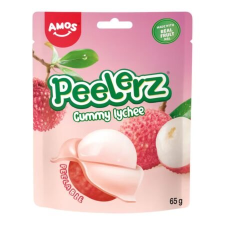 Jeleuri AMOS, Peelerz Gummy Lychee, 65g