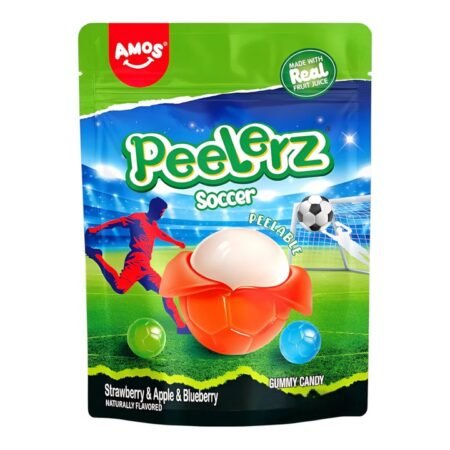 Jeleuri AMOS Peelerz Soccer 65g, editie limitata
