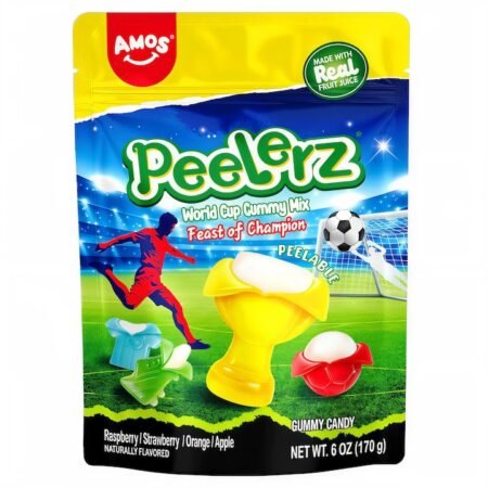 Jeleuri AMOS, Peelerz World Cup Gummy, 170g
