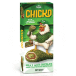 Ciocolată ARTU Chicko cu Lapte, Albă și Fistic Crispy, 50 g