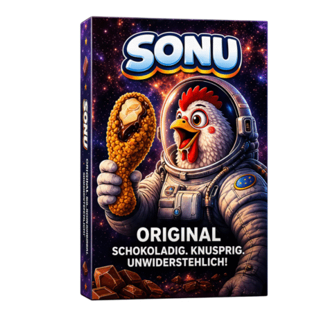 SONU Crunch Crispy Chicken Chocolate 60g – Ciocolata Crocanta in Forma de copanel cu umplutura de Ciocolata, Dulciuri Virale TikTok