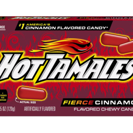 Bomboane gumate Hot Tamales, Scorțișoară, 120 g