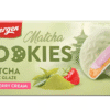 Cookie Bergen Matcha with Strawberry Filling, 96 g – Biscuiti fini cu matcha si crema de capsuni