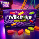 Mike & Ike Thrill Ride Mix, 120 g – Bomboane gumate, mix fructat intens
