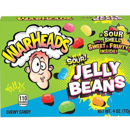Warheads Jelly Beans – Bomboane acrișoare tip jeleu, 113 g