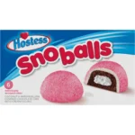 HOSTESS Snoballs Pink 6 x 49.7 g – Prăjituri cu ciocolată, bezea și cocos