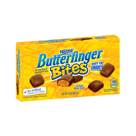 Butterfinger Unwrapped Bites Theater Box – Bomboane cu unt de arahide și înveliș de ciocolată, 79.3 g