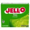 Jell-O Gelatin Lime – Pudră pentru desert cu aromă de lime, 85 g (8 porții)