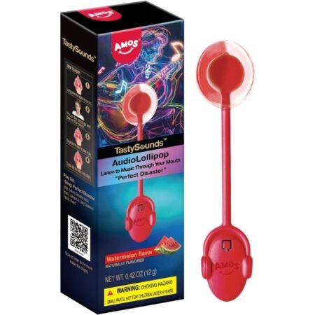Amos Tasty Sounds – Acadea cu aromă de pepene verde și dispozitiv muzical, 12 g