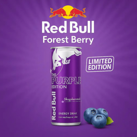 Bautura energizantã redbull cu fructe de padure, the purple edition, 250 ml