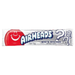 Airheads White Mystery – Baton de bomboană masticabilă cu aromă surpriză, 15 g