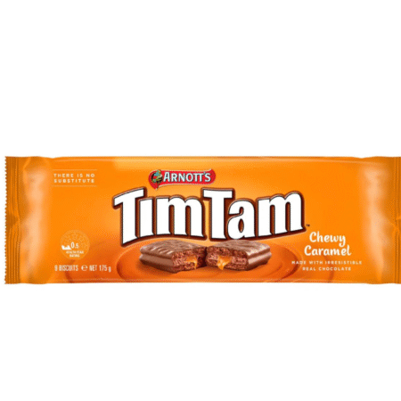 Arnott's Tim Tam Caramel 175 g – Biscuiti cu crema de caramel si glazura de ciocolata