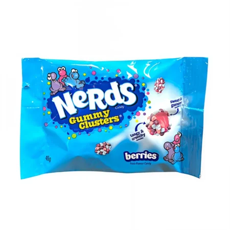 Bomboane gumate Nerds Gummy Clusters Very Berry, 45g