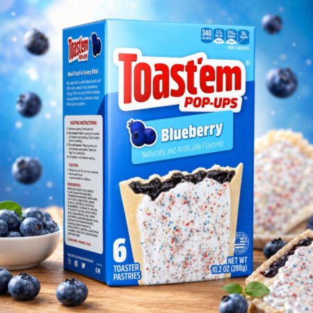 Biscuiti Toast'em Pop-Ups Frosted Blueberry 288g