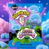 Jeleuri gutoase acre Warheads Sour Clouds Cotton Candy, aroma de vata de zahar, 85g