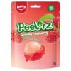 Jeleuri decojibile Amos Peelerz Gummy Raspberry, Jeleuri 3D cu arome de zmeura si suc natural de fructe, 65 g